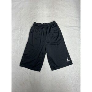 Nike Jordan Air Basketball Shorts Black Sz 13-15  XL Pockets 12” Inseam